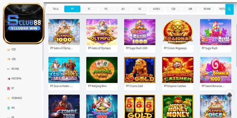 Pragmatic Play cung cấp tới hơn 150 game slot hot