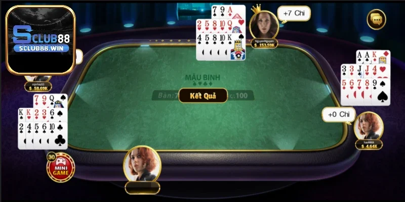 Thứ tự tổ hợp Mậu Binh theo quy định